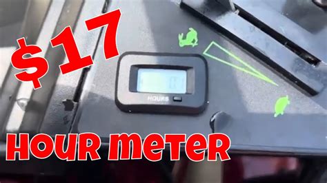 How To Install An Hour Meter On A 2023 42 Toro Timecutter Zero Turn