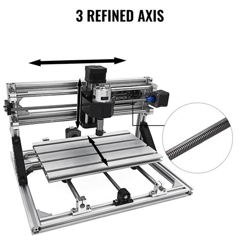 Vevor Kit De Routeur Avec Graveur Laser Cnc X Mm Diy Kit De