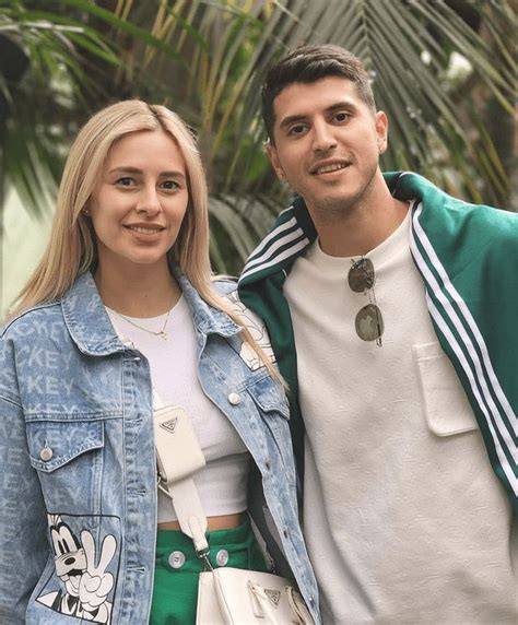 Exequiel Palacios And His GirlFriend Yesi Frias Argentina National Team