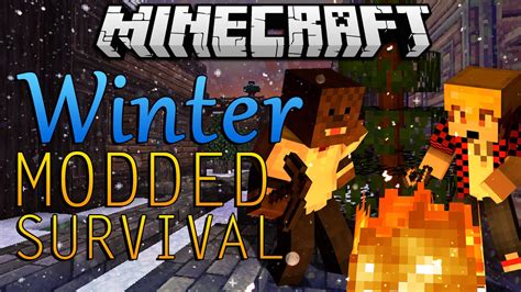 Minecraft Winter Mod Lets Play How To Build A House 2 W Bajancanadian And Jeromeasf Youtube