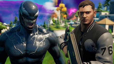 Eddie Brock Venom Movie Skin Gameplay Fortnite Chapter 2 Season 8 Gameplay Youtube