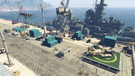 Army Base At Los Santos Docks Menyoo Gta Mods