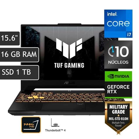 Ripley Laptop Gamer Asus Fx507vv Lp148w Intel Core I7 13620h De 10