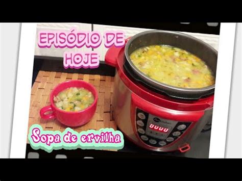 Como fazer Sopa de ervilha na panela elétrica de pressão Funkitchen