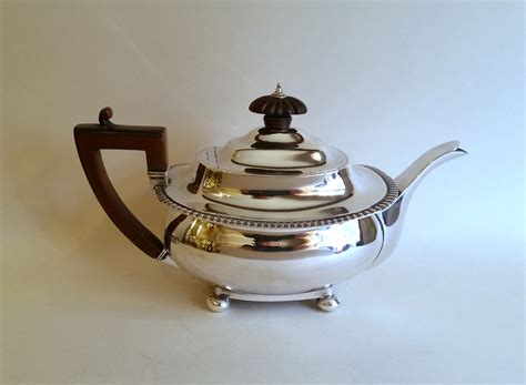 Small Victorian Silver Teapot £sold Henry Willis Antique Silver Dealer