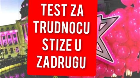 TEST ZA TRUDNOCU STIZE U ZADRUGU CELA ZADRUGA U ŠOKU YouTube