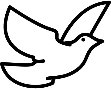 Flying Dove clip art Free Vector / 4Vector