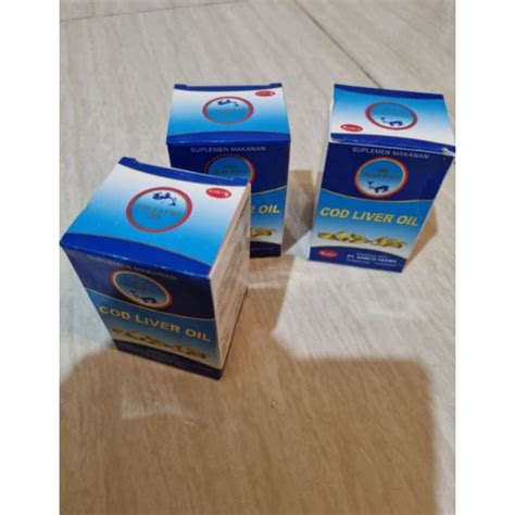 Jual Cod Liver Oil Cap Ikan Paus Shopee Indonesia