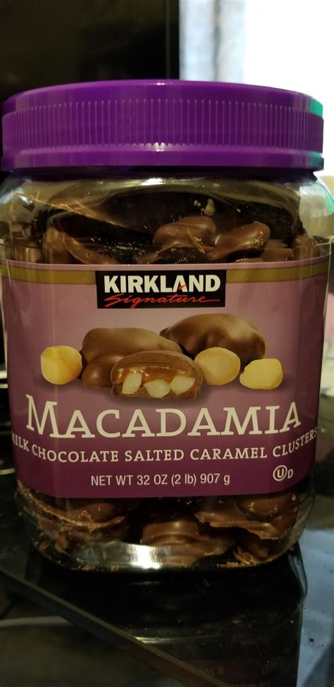 Kirkland Macadamia Milk Chocolate Salted Caramel Clusters Photo R