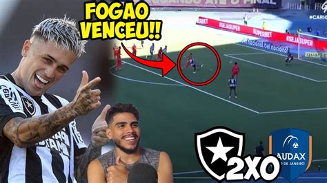 FOGÃO VENCEU O AUDAX ANALISE POS JOGO BOTAFOGO X AUDAX YouTube