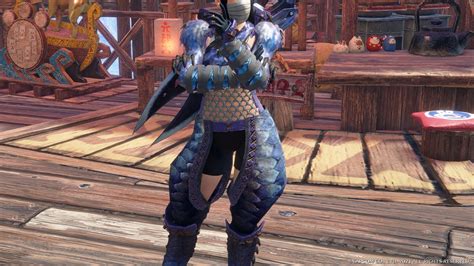 Lucent Nargacuga Armor Spats Version At Monster Hunter Rise Nexus