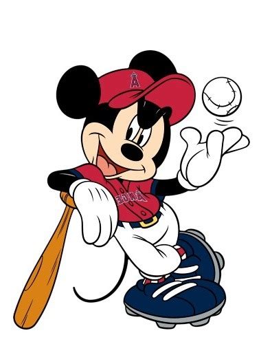 mickey mouse baseball clipart - Clipground