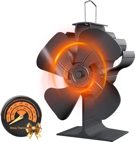 VonHaus Stove Fan Log Burner Fire Fan For Wood Burning Stoves