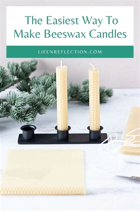 How To Make Rolled Beeswax Candles Step By Step Tutorial Rolled