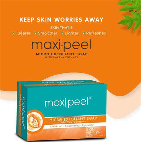 Maxi Peel Micro Exfoliant Soap With Papaya Enzymes 90g Sisters Club