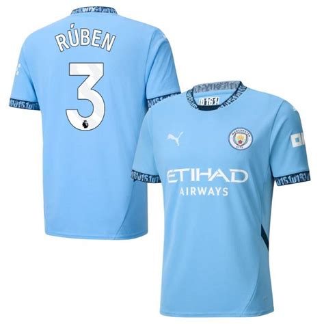 Maillot Manchester City Domicile 2024 2025 Rúben Foot Soccer Pro