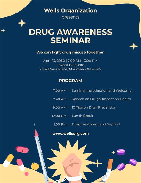 Free Drug Awareness Templates And Examples Edit Online And Download