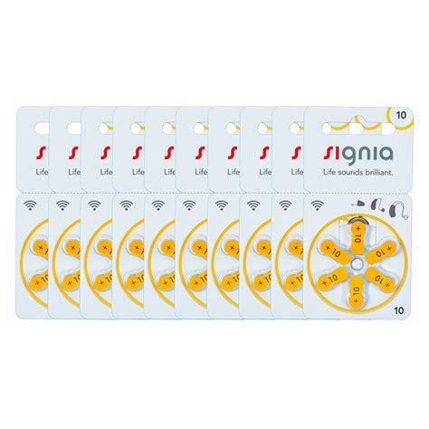 Buy Signia Hearing Aid Batteries Size Pack Of Strips