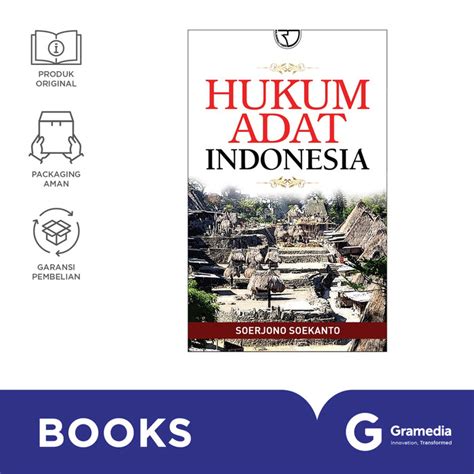 Jual Hukum Adat Indonesia Jakarta Utara Gramedia Official Store