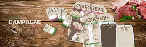 Etiquette Boucherie Etiquettes Prix Boucherie Charcuterie Bequet
