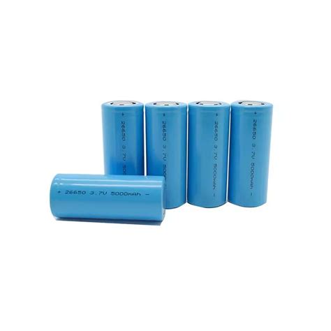 26650 Lithium Battery 3 7V 5000mAh Flashlight Battery Cell Li Ion