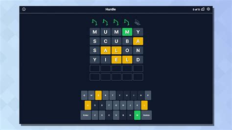Hurdle is a multi-stage Wordle game of survival | Tom's Guide