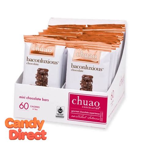 Baconluxious Chuao Milk Chocolate Mini Bars 24ct