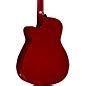 Rogue Ra Concert Cutaway Acoustic Electric Guitar Red Guitar Center