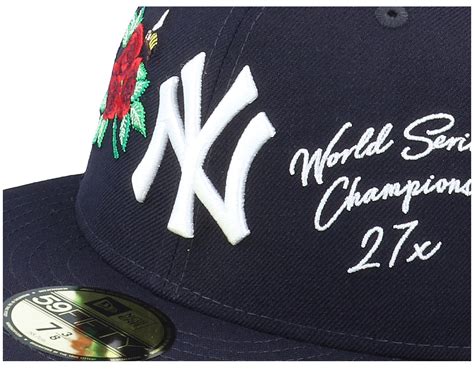 New York Yankees Mlb Icon 59fifty Navy Fitted New Era Caps Hatstore