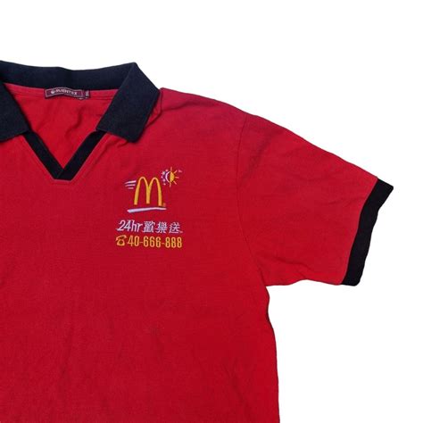 Vintage Mcdonalds Work Polo Shirt On Carousell