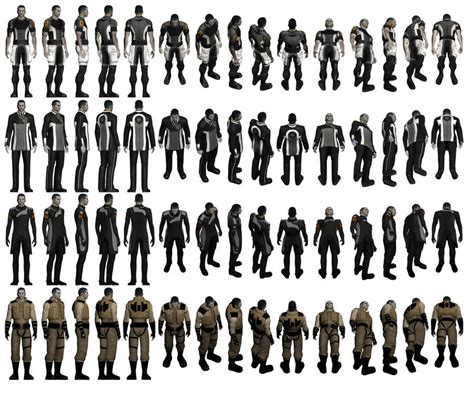 Mass Effect 2 Shepard Casual Outfits Male By Troodon80 On Deviantart