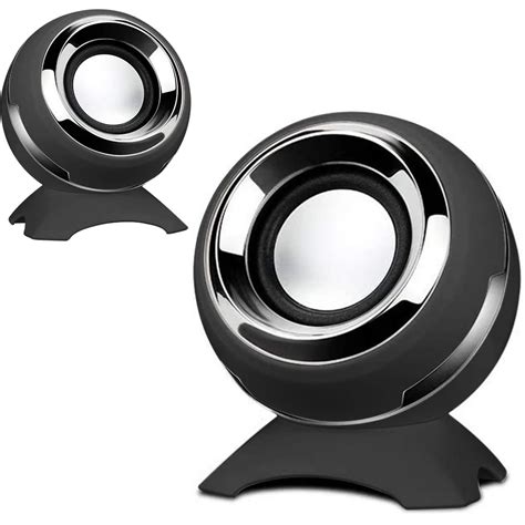 Computer USB-Power Speakers， Mini Desktop Speakers with HiFi Sound ...