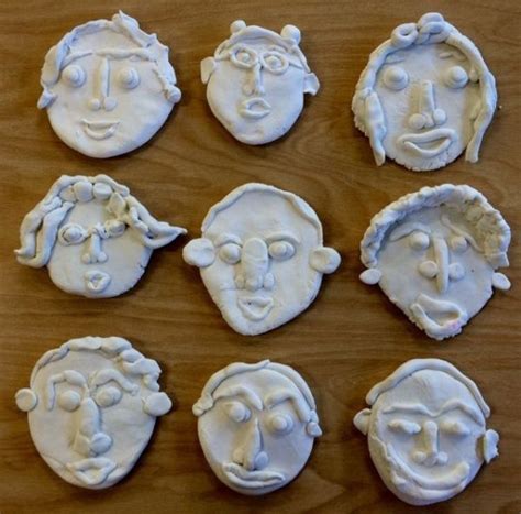 Crayola Model Magic Clay Faces 2nd Grade Self Portraits Art With Mr