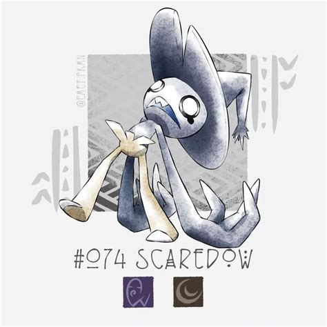 Fakemon Designs On Instagram Scaredow The Scarecrow Pokemon Type