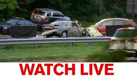 4 Dead 1 Critical In Wrong Way Head On Crash On Southern State Parkway