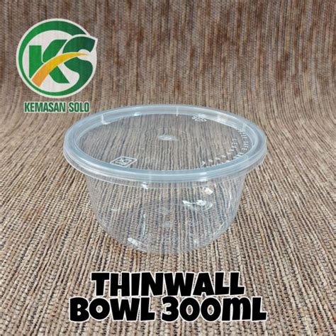 Jual Thinwall Bowl Ml Mangkok Ml Klir Shopee Indonesia