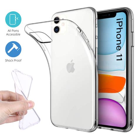 Transparant Clear Case Cover Silicone TPU Hoesje IPhone 11 Stuff