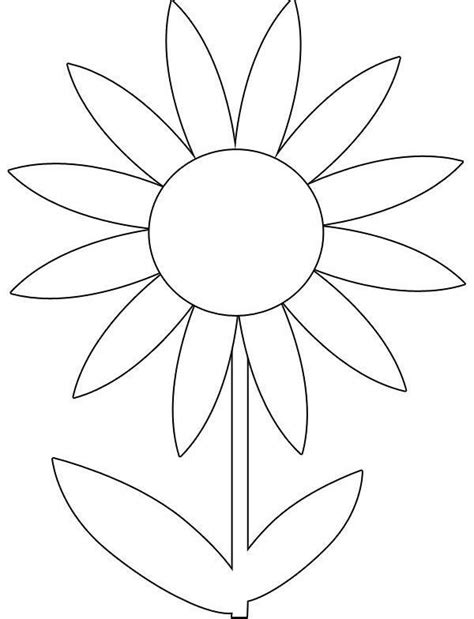 Spring Flowers Coloring Pages Pre Infoupdate Org