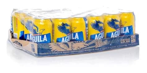 Cerveza Aguila Paca X Latas Bandeja