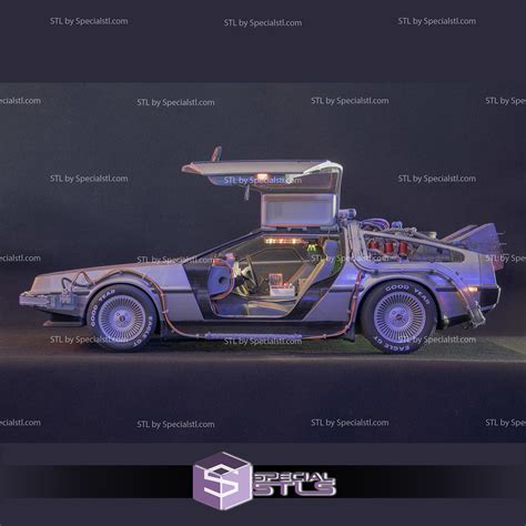 DeLorean 3D Model time machine | SpecialSTL