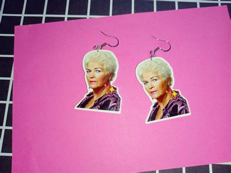 Pat Butcher Earrings Eastenders Kitsch Icon - Etsy