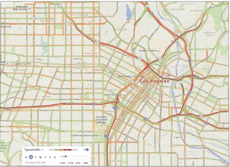 Los Angeles Traffic Map Google - Elvina Micheline