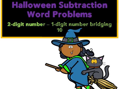 Halloween Subtraction Word Problems Teaching Resources