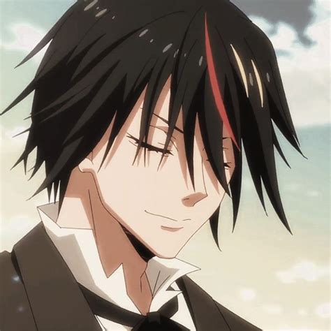 An Anime Character With Black Hair And White Shirt