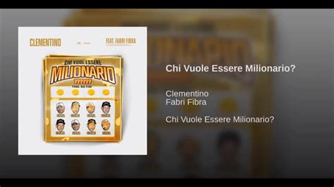 CHI VUOLE ESSERE MILIONARIO Clementino Feat FabriFibra Instrumental