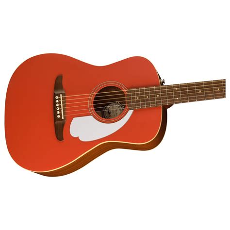 Fender Malibu Reproductor electroacústico Fiesta Red Gear4music