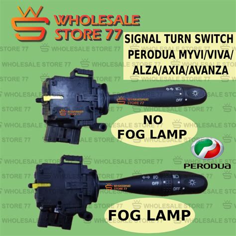 Perodua Myvi Viva Alza Axia Avanza Head Lamp Turn Signal Switch With