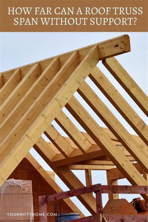 How Far Can A Roof Truss Span Without Support Roof Trusses Wood Roof