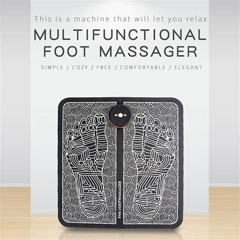 Electric Ems Foot Massage Pad Feet Acupuncture Stimulator Massager Usb Charging 6 Modes 9