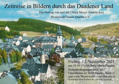 Westerwald Verein Daaden E V Blog Archive Zeitreise In Bildern